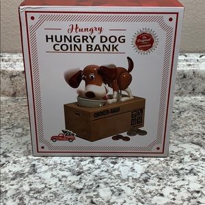 Hungry Dog Coin bank NEW